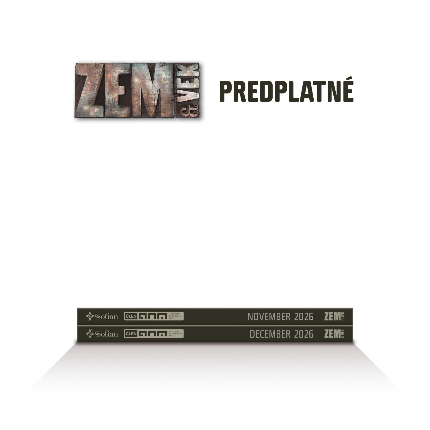 Predplatné 2026 ZEM&VEK (november-december)